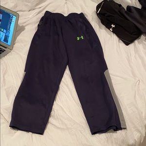 boys under armour sweat pants
